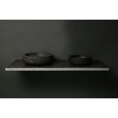 Forzalaqua Verona Xs waskom 30x30x10cm Rond Natuursteen Hardsteen gezoet SW30383